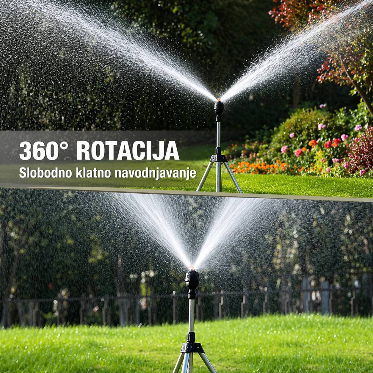 Rotirajući Tronožac za Zalivanje 360°