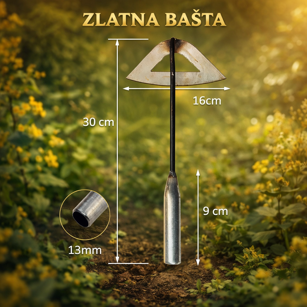 Čelična Motika za lako uklanjanje korova