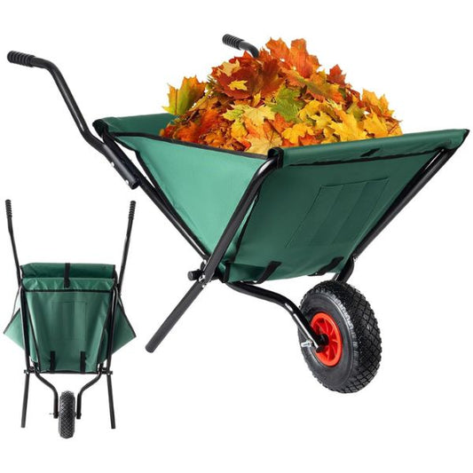 SKLOPIVA BAŠTENSKA KOLICA SA DŽEPOM ZA ALAT