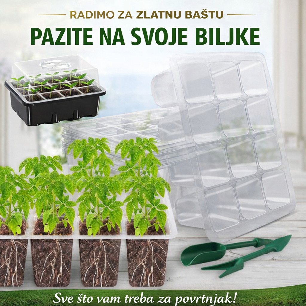 Posuda za Brz i Zdrav Rast Biljaka - 1+1 GRATIS