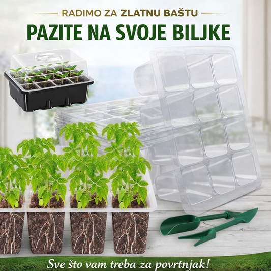 Posuda za Brz i Zdrav Rast Biljaka - 1+1 GRATIS