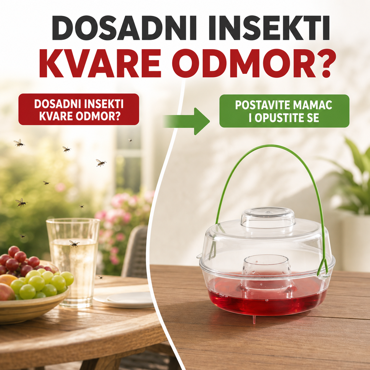 Hvataljka za insekte 1+1 GRATIS