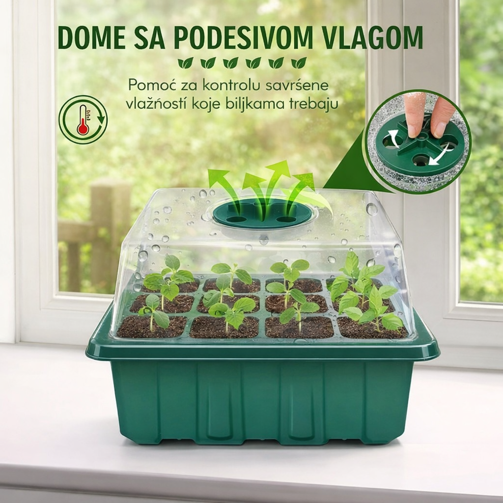 Posuda za Brz i Zdrav Rast Biljaka - 1+1 GRATIS